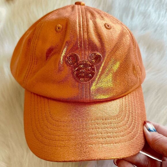 Walt Disney World Baseball Cap Adults Peach Punch Orange NEW OS WDW Disney Parks - Picture 5 of 7